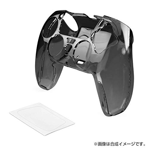 PS5コントローラ用保護カバー『クリスタルカバー5(クリアブラック)』 - PS5