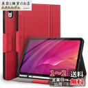 Antbox iPad 第10世代 ケース 10.9インチ (2022年10月 高級ソフトPUレザー製 ひび割れ防止 耐衝撃 アップルペンシル収納可 オートスリープ&スタンド機能付き 全面保護 iPad 第10世代 カバー (レッド)