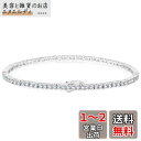 KRKC&CO 2mm テニスブレスレット レディース ブレスレット S925シルバー ジルコニア ホワイトゴールドメッキ CZダイヤ 腕輪 メンズ ブレス ヒ...