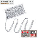 SUPERFINDINGS 13m入り スパンコールテープ リボン タイプ ブレード キラキラ 衣装 手芸用 DIY縫製材料 シルバービーズレースリボン ポリエステル レース 手芸用ブレード ラインストーントリム スパンレット付き