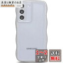 QLTYPRI Galaxy S23 ケース クリア TPU カバー ウェーブ おしゃれ 韓国 可愛い 透明 薄型 軽量 耐衝撃 滑り止め (SC-51D / SCG19) スマホケース ワイヤレス充電対応 ストラップホール付き ギャラクシーS23 ケース 6.1インチ 対応 - クリア