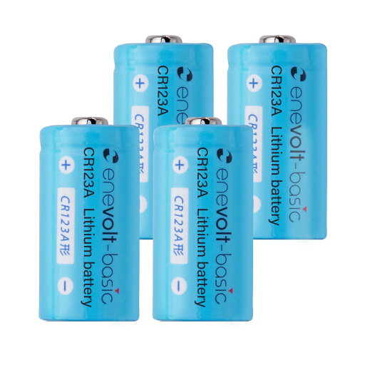 enevolt basic エネボルト CR123A 3V 電池 リチウム電池 乾電池 カメラ 懐中電灯 2本 キュリオロック ビデオ (4本セット) enevolt basic エネボルト CR123A 3V 電池 リチウム電池 乾電池 カメラ 懐中電灯 2本 キュリオロック ビデオ (4本セット)
