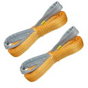 HELIX スリングベルト 【2本セット】 2m 幅35mm 使用荷重1250kg ナイロンスリング 吊上げ 牽引 ヘリックス 1.25T 日本語仕様書付