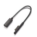 Sisyphy Surface to USB C PD 急速充電ケーブル、Type-C メス to Surfaceポート 0.2m、45w15v以上のPDアダプター必要 両端 USB-C ケーブル必要、Microsoft Surface Pro11/10/7/6/5/4/3 Go3/2/1、Surface Laptop1/2/3/6、Surface Book 対応(2)