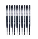 iungo 互換 PARKER ゲルインク ボールペン 替芯 パーカー ジェットストリーム プライム 替え芯 (黒, プラスチック, 10, 05)