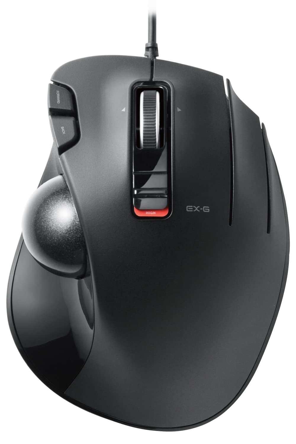 エレコム USB マウス 有線 トラックボール 6ボタン ブラック M-XT3URBK