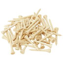 Tabata(タバタ) ゴルフ ティー 木製 ウッドティー ウッド 大容量 ゴルフティー ニス レギュラー レギュラーティー 55mm 60本入り OEM TE...