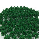 森林 選べる サイズ 【DauStage】 Nゲージ ジオラマ 材料 鉄道 建築 模型 用 樹木 風景 緑 100本 03 緑 4.5cm 100本