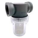 Meliore 汎用 砂取り器 25mm 1インチ 家庭用 スケルトン 井戸 掘り ポンプ ろ過 給水 砂こし 水やり 手押しポンプ 農作業 部品 アクアリウム 水槽 熱帯魚 池 水質改善