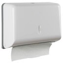 Athvcht ペーパータオルホルダーペーパータオル用ホルダー 壁掛け (27*20.5*10.5cm 取り出し口20.5cm) 小判用 中判用 ハンドタオルディスペンサー ペーパータオルケースネジ固定 ペーパータオルホルダー 壁掛け 両面テープ 小窓付き 洗面所/浴室/オフィス/商業用/学校用