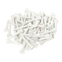 Tabata(タバタ) ゴルフ ティー ウッドティー 白 60本入り 木製 大容量 木製 ゴルフティー ショート ショートティー 40mm GV8036