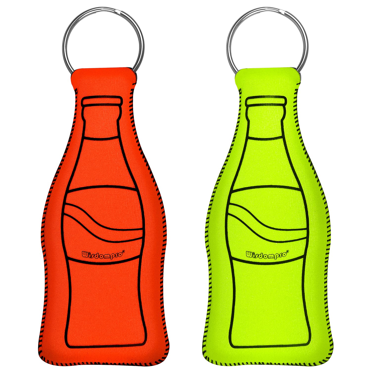 Wisdompro フローティングキーホルダー 2本入り キーフロート ネオプレン フロートキーホルダー 浮力 キーフローター 釣り マリン ウォータースポーツ...