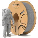 ELEGOO PLAフィラメント 1.75mm 3Dプリンター用フィラメント 寸法精度±0.02mm ほとんどのFDMプリンターに対応 (1KG/スプール 2.2 lbs) 灰色