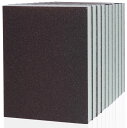 IROKCAKPT スポンジ研磨材 耐水ペーパー 8枚入 サンドペーパー ?目(#1500-2000相当) 120mm×100mm 耐水やすり,キッチンの掃除シンク 木工DIY作業 金属磨き 曲面研削に最適です(4)