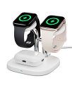 アップルウォッチ 充電器 スタンド 2台、Apple Watch対応 急速充電器 2台同時、アップルウォッチ スタンド、Apple Watch Ultra 2/Ultra/SE2/SE/10/9/8/7/6およびAirPods 4/Pro 2/Pro/3に対応(アダプター別売り)、SwanScout 704A