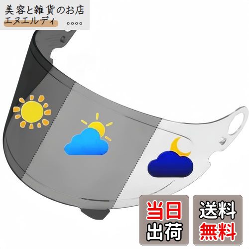 Wayocfei グラムスター シールド PHOTOCHROMIC(フォトクロミック) 【Glamster 対応】CPB-1V 調光シール..