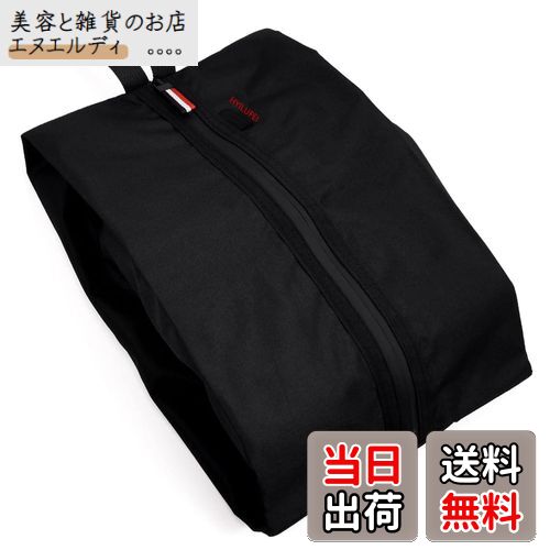 HYILUFEI シューズケース ゴルフ シューズバッグ 通気性 小物収納 防水防臭 防汚防塵 スポーツ 超軽量 靴入れ袋 男女兼用 ポーチ 防水 ケース アウトドア 出張 旅行 ゴルフ 黒 (Sサイズ)