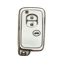 Kinotaka トヨタ車用 TPU製スマート キーカバー 3ボタン キーケース マークX/マジェスタ180 200系/ プリウス30系 /86 ZN6 / ア...