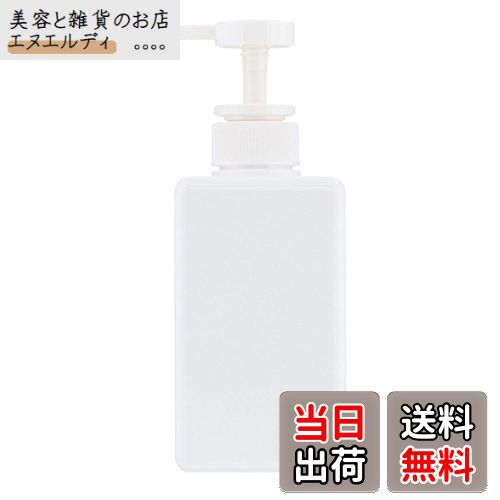 ベストコ(Bestco) シャンプー用ディスペンサー ホワイト 450ml ネトヨン・レ スクエア ボトル ND-4365