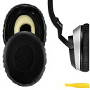 Geekria イヤーパッド QuickFit 互換性 パッド ボーズ Bose On-Ear OE2, OE2i, SoundTrue On-Ear, SoundLink On-Ear ヘッドホンに対応 イヤパッド/イヤークッション/イヤーカップ (プロテインレザー/ブラック ブルー)
