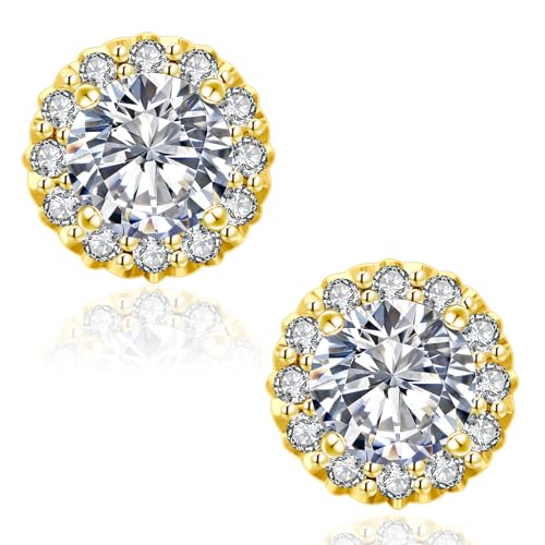 【送料無料】KRKC&CO モアッサナイト ピアス レディース 花の束 シルバー925 20G 計1ct/2ctダイヤモン..