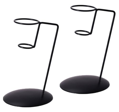 【送料無料】VIEAURA アイスクリームスタンド クレープ ソフトクリームスタンド 【2個セット】 コーン ホルダー シンプル カフェ オシャレ インテリア ディスプレイ 展示 ブラック