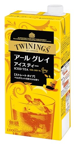 【送料無料】片岡物産 業務用 アールグレイアイスティ 無糖 1L×6本