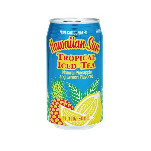 【送料無料】リードオフジャパン ハワイアンサン トロピカルアイスティー 340ml×4本