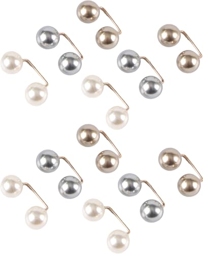 【送料無料】harukita ブローチピン パールブローチ ウエスト 襟ピン ピンバッジ ショールピン 人工真..