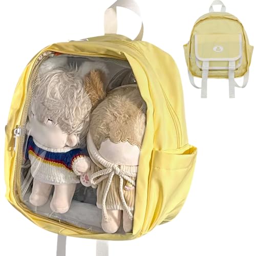 【送料無料】[YUYAKESHI] バックパック 推しごとバッグ 痛バッグ 推し活 フロントパーツ着脱可能 3つモ..