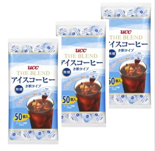 【送料無料】【まとめ買い】UCC THE BLEND アイスコーヒー ポーション (無糖希釈タイプ) 50P ×3袋 ポーション 大容量 コストコ インスタント