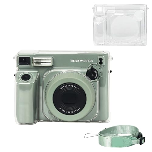 【送料無料】Rieibi カメラケース クリアケース 富士 Wide 400インスタントカメラ用 透明保護カバー イ..