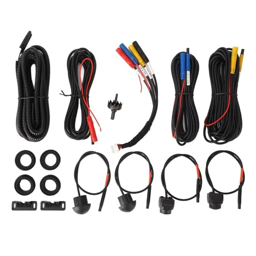 【送料無料】360 パノラマ車載カメラ、 右 左 フロント リア パノラマ サラウンド ビュー AHD パノラマ ビュー (HD 映像付き)、 Androidオートラジオナイトビジョン7用IP68防水リアビューカメラ (1080P)