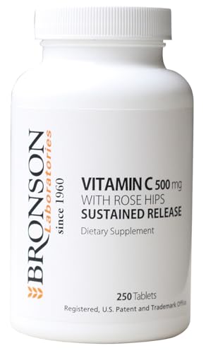 【送料無料】ビタミンCタブレット500mg with ROSEHIPS