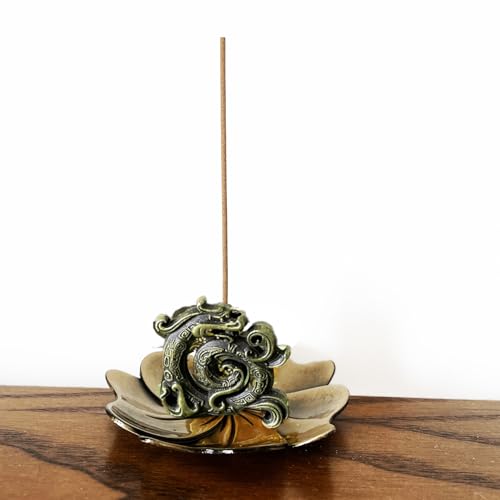 【送料無料】HOREJIAお香立て おしゃれ お線香立て 干支飾り 辰 龍 竜香立て 2点セット せ ...