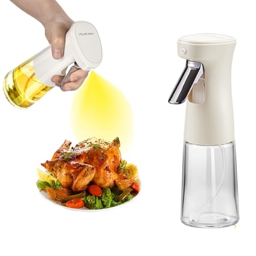 【送料無料】DFsucces オイルスプレー 240ml オリーブオイル噴霧器 透明 漏れ防止 耐熱ガラス スプレー..