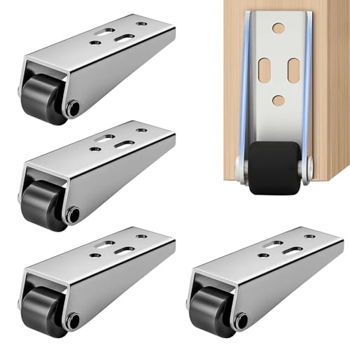 【送料無料】PAVIKE家具移動キャスター【4個入り】キャスター車輪 レート式キャスター レールホイール ..