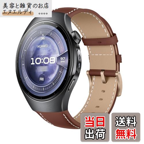 【送料無料】LanQii 22mm レザーバンド 用の Huawei Watch 5 / 4 / 4 Pro 46mm / GT 5 PRO / 5 / 4 / 3 46mm / WATCH Ultimate/Buds バンド PUレザー素材 ソフト 柔軟性 腕時計 交換ベルト 革製ストラップ クイックリリース