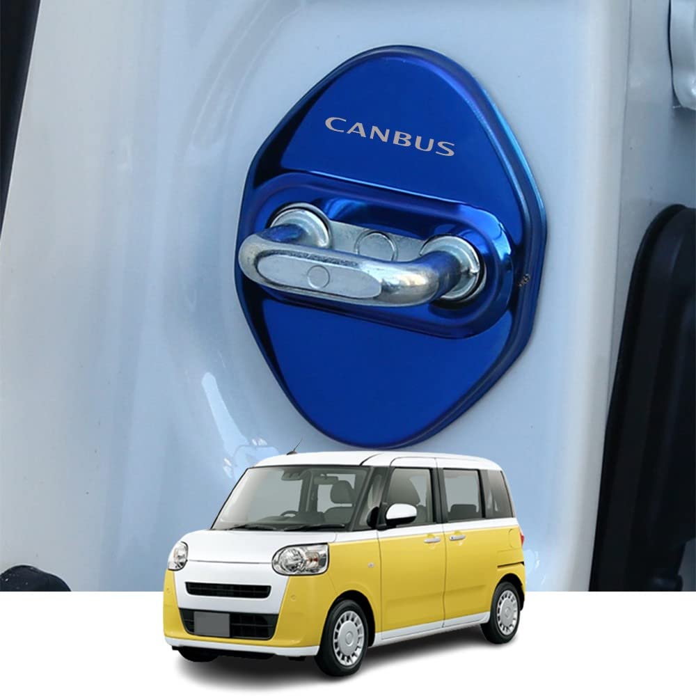 【送料無料】lock cover-58 色：ブルー、サイズ：新型ムーヴキャンバス