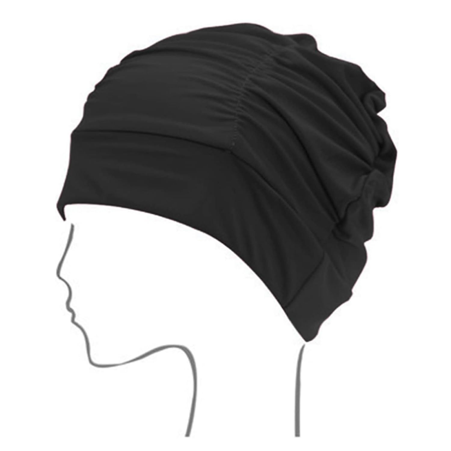 【送料無料】サムコス スイムキャップ レディース 容量大きめ 水泳帽 水泳スイムキャップ 締め付け緩め..