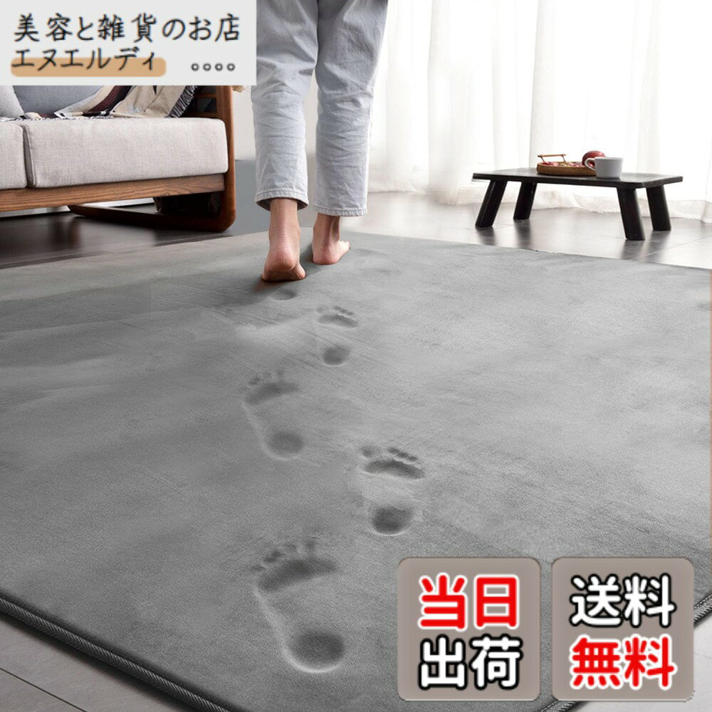 【送料無料】aicomri ラグ カーペット ラグマット 2畳 低反発 厚手15mm 185x185cm ...