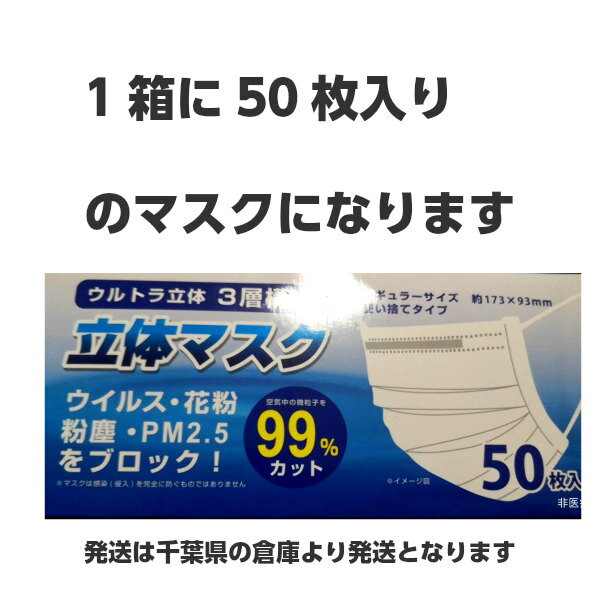 【在庫あり】マスク 50枚入り　白（送料無料）(在庫限り) 大人用 男性 女性 男女兼用 サージカル 立体型 三層 使い捨て 不織布