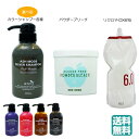 【4月限定★最大100%ポイントバック!要エントリー】ロイドカラーシャンプー 300ml 各種 と サロン専売品 パウダーブリーチ(脱色剤)500g&リクロマ(OX6%)2剤 大容量1200ml(送料無料)