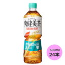 爽健美茶 健康素材の麦茶 600mlPET×24本 コカ・コーラ商品以外と 同梱不可 【D】【サイズE】【TIME】