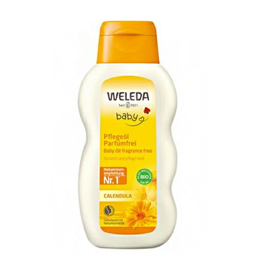 【ネコポス/宅配便選択可】WELEDA カレンドラ ベビーオイル 200ml [ヴェレダ 保湿オイル マッサージ 赤ちゃん 新生児 乳幼児 幼児 子供 一緒に使...