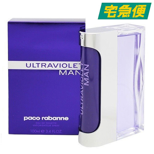 PACO RABANNE ウルトラ バイオレット マン EDT 100ml [パコラバンヌ 香水 ULTRAVIOLET フレグランス クール 都会的 スタイリッシュ ビジネス カジュアル ミント 男性 メンズ]【東京都から発送】