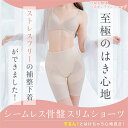 【ブランド公式&送料無料】芦屋美整体 シームレス骨盤スリムショーツ 1枚(3分丈) 骨盤スリム 補正下着 骨盤補正 骨盤矯正 整体 前傾 後傾 骨盤スッキリショ...