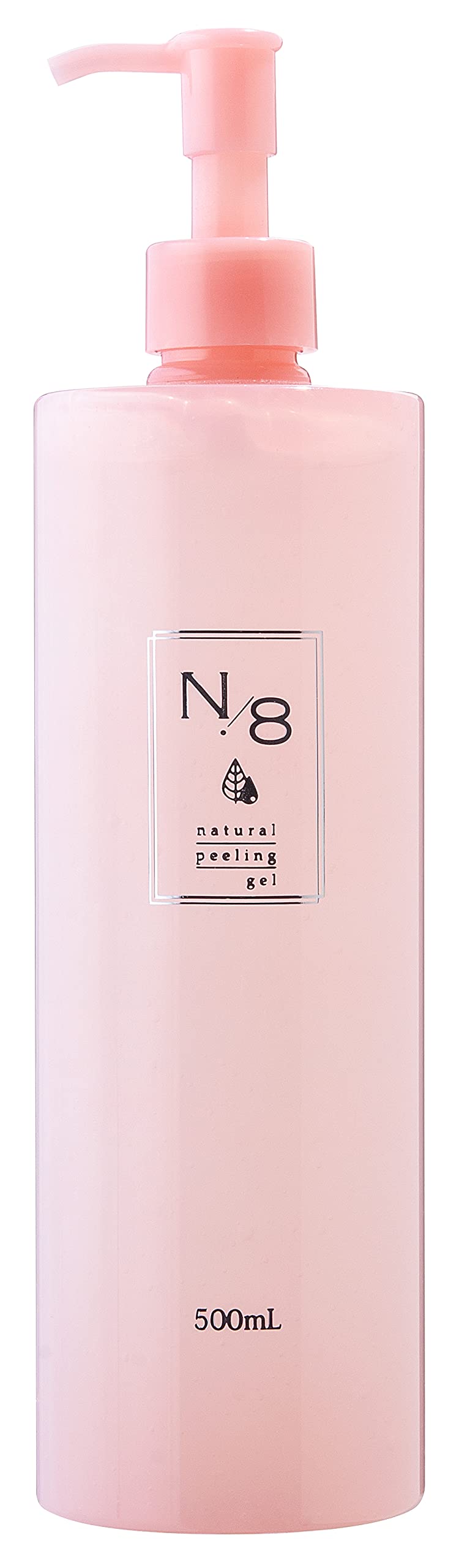 ハピネス ナチュラルピーリングジェル 透明 スズラン アルコールフリー 無着色 パラベンフリー 角質除去 全身 大容量 500ml