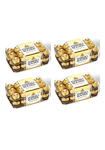 [4箱] フェレロ ロシェ (FERRERO ROCHER) T-30 チョコレート 30粒×4個