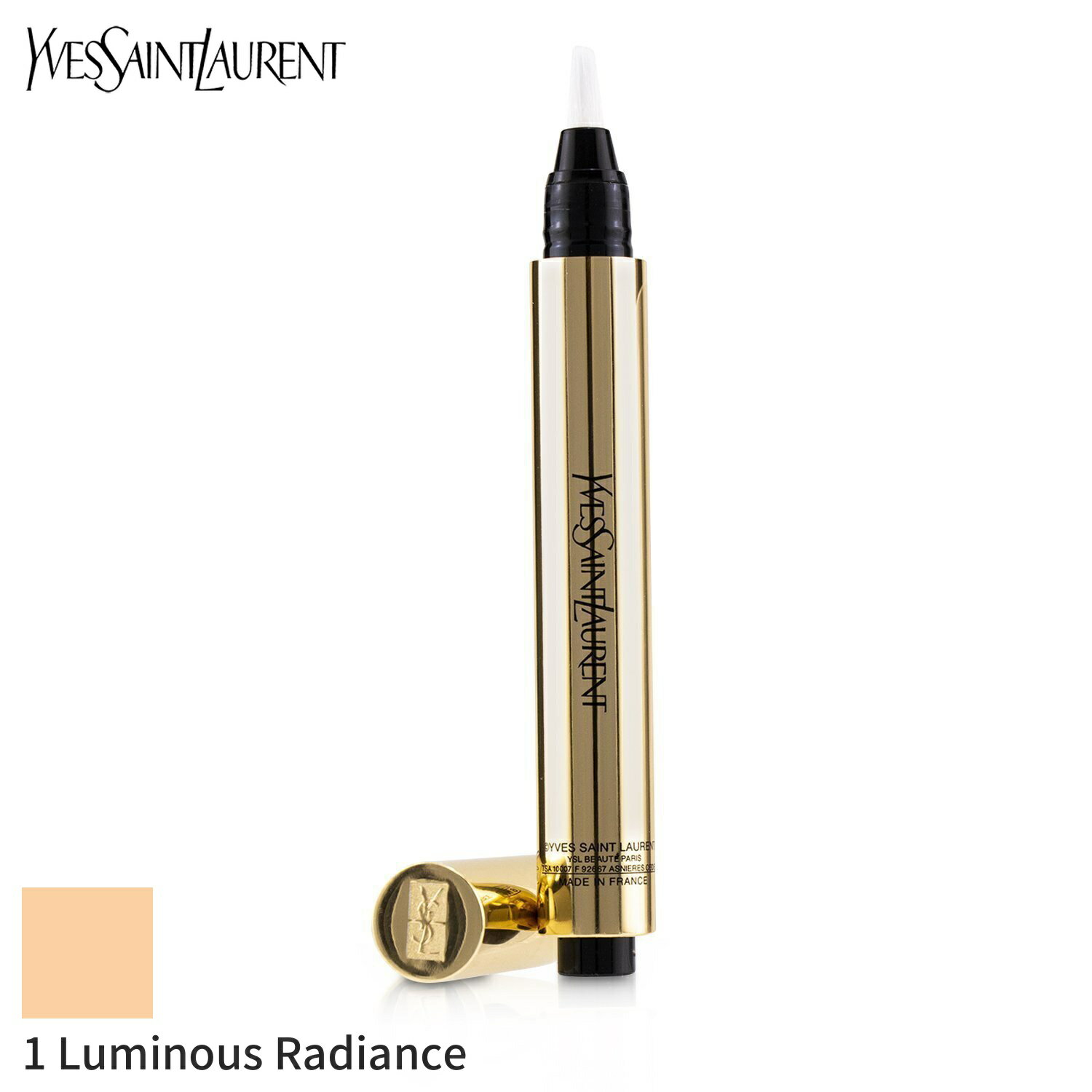 イヴサンローラン コンシーラー Yves Saint Laurent ラディアントタッチ 1 ルミナスエクラ （ライトベージュ） 2.5ml メイクアップ フェイス クマ シミ 母の日 プレゼント ギフト 2024 人気 ブランド コスメ